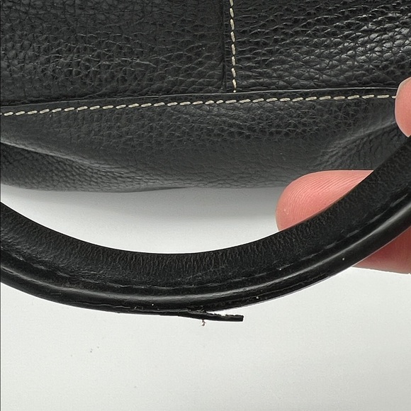 Dooney & Bourke Black Pebbled Leather Tote - Picture 5 of 15